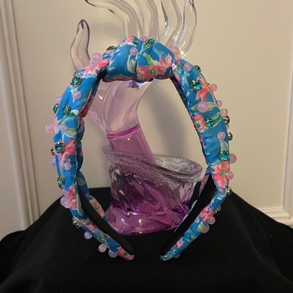 Floral Beaded Headband - Picture 7 of 7